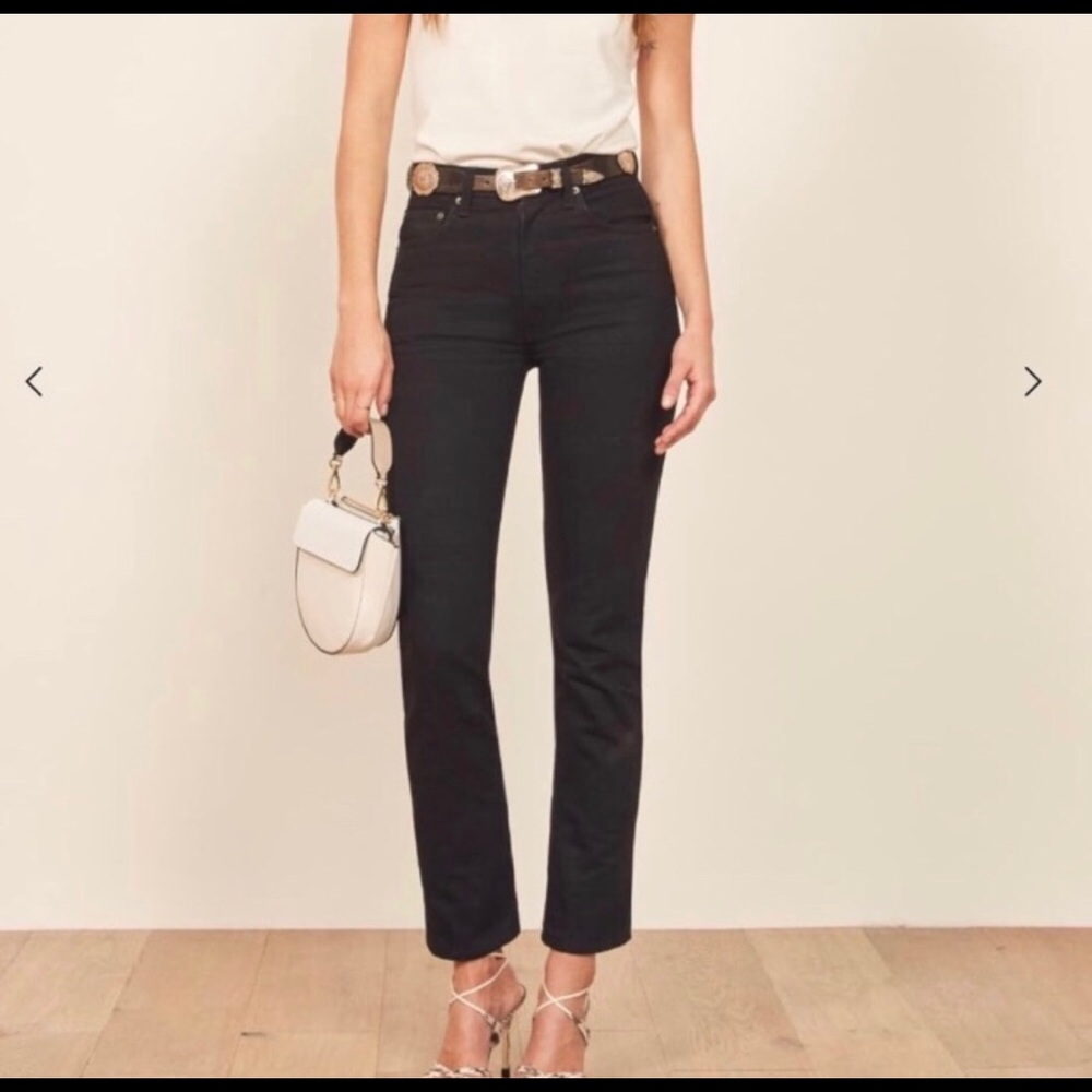 NWT Reformation Stevie Ultra High Rise Denim